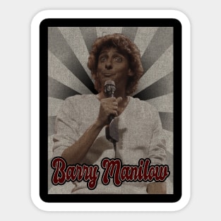Vintage Classic Barry Manilow Sticker